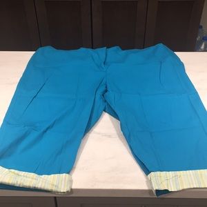 Turquoise Capris